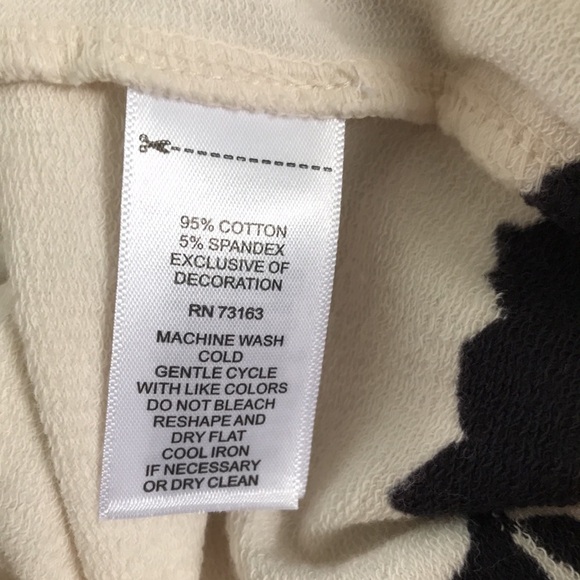 RACHEL ZOE White Black Tie Dye Skirt Size Extra Small - Picture 8 of 10